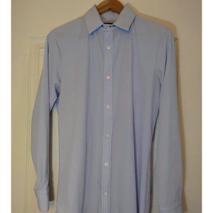 Mizzen+Main Trim Fit Long Sleeve Button Down Shirt - Blue